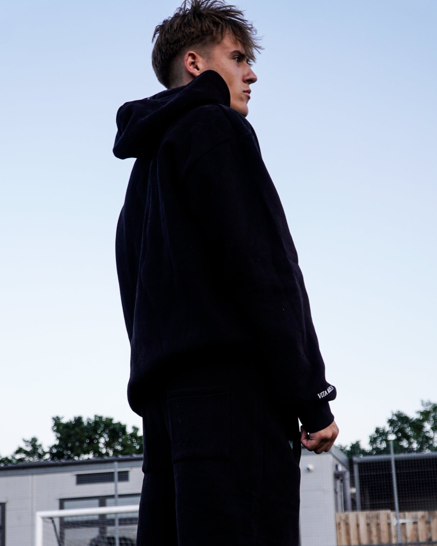 Vita Football Leisure Hoodie - Black