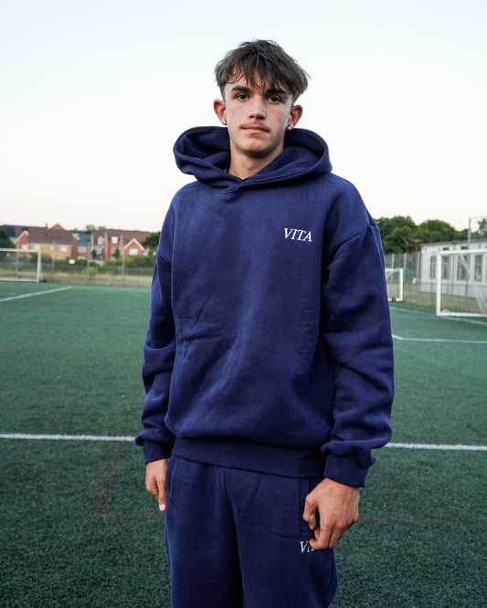 Vita Football Leisure Hoodie - Blue